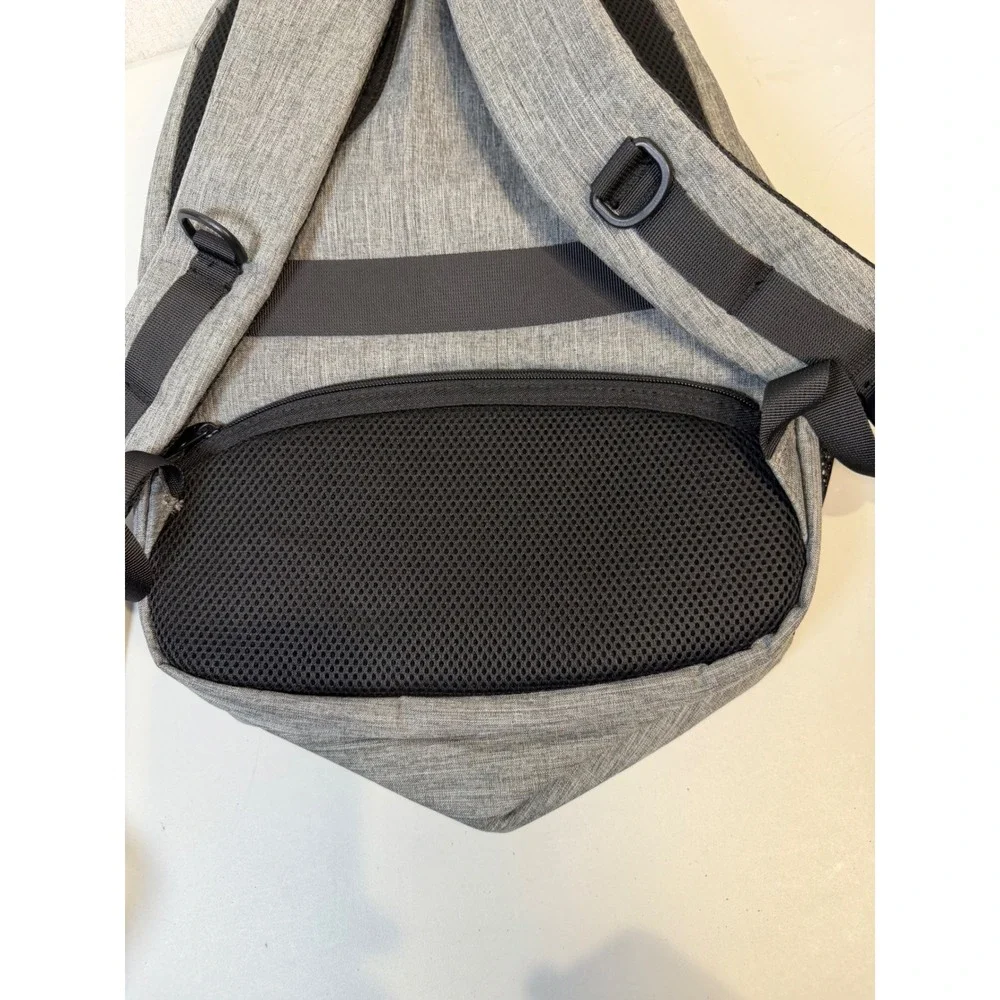 MATEIN Grey Anti Theft Slim Travel Laptop Backpack With USB Charging Port unisex